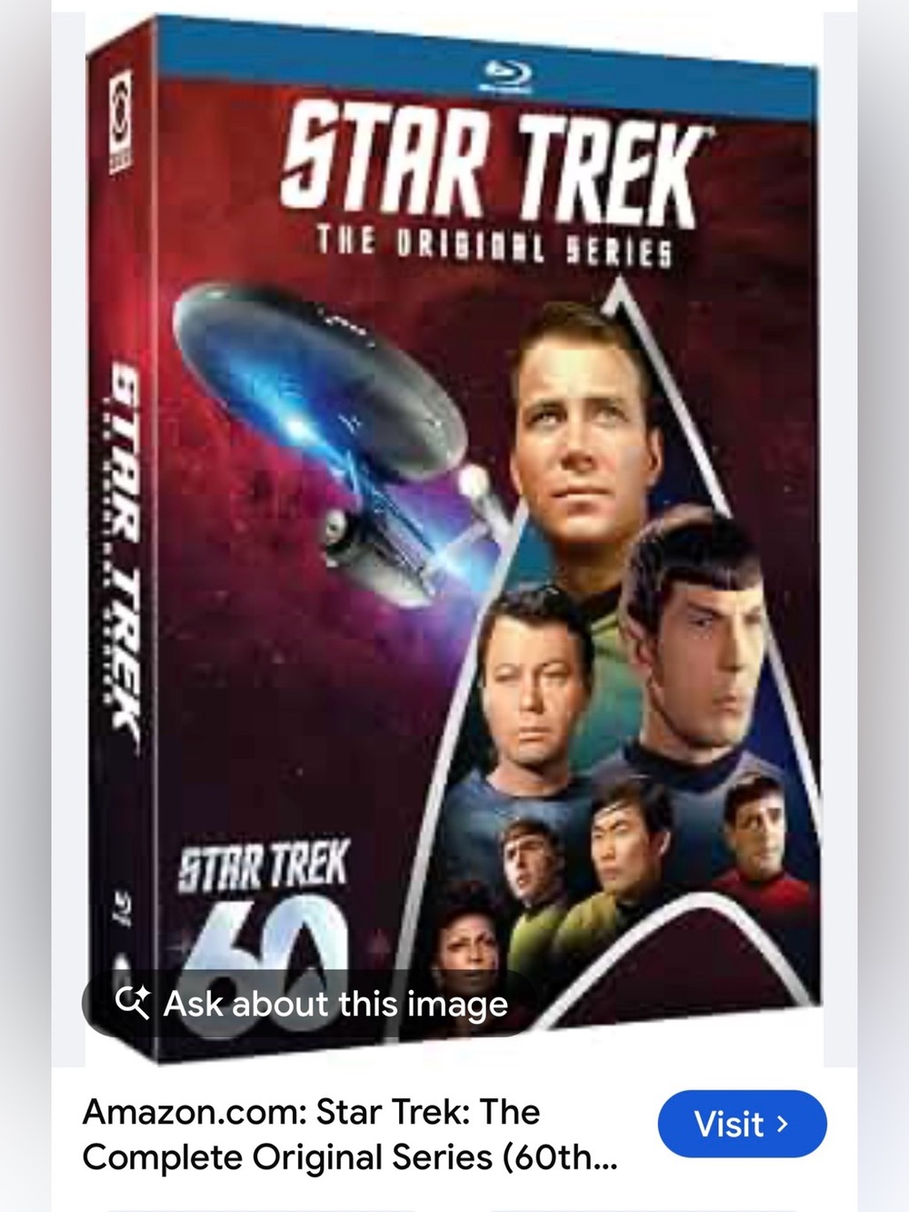 #3272*Star Trek: The Original Series - Blu-ray Complete Collection (Red)